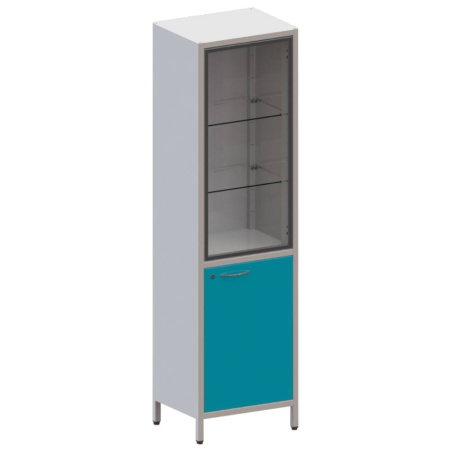 ВИТАЛИЯ ШМе-1см — Шкаф медицинский с алюминиевым профилем